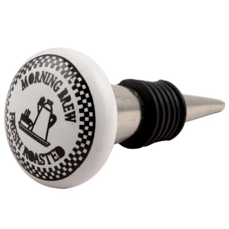 Morning Brew Cereamic Wine Stopper